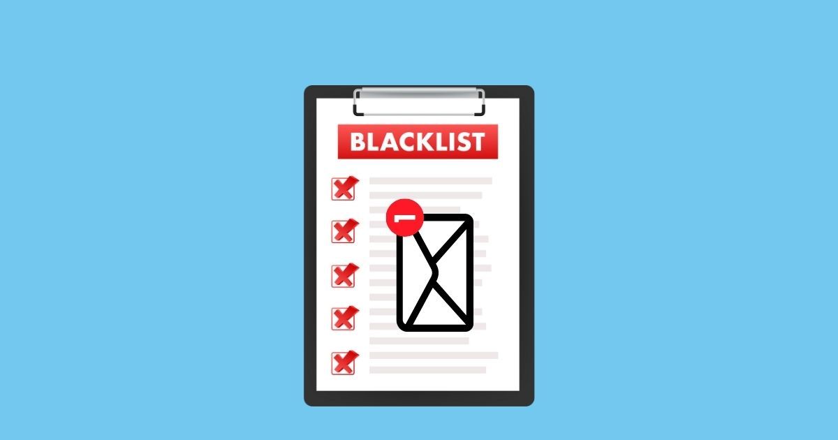 email blacklisted